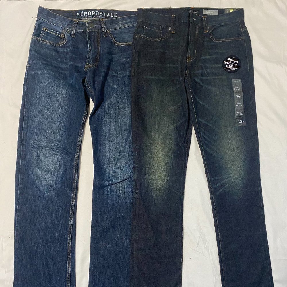 2 Pair Men's Size (29/32) Jeans - Aeropostale